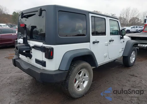 2014 Jeep Wrangler Unlimited Sport z USA, uszkodzony, nr VIN 1C4BJWDG8EL314727